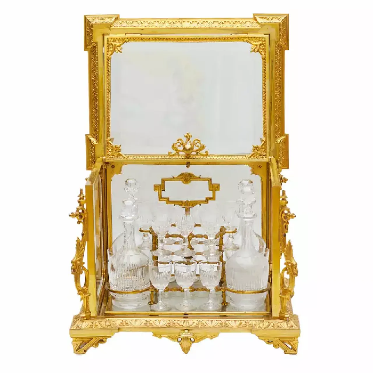 Liqueur bar cabinet, late 19th century 5