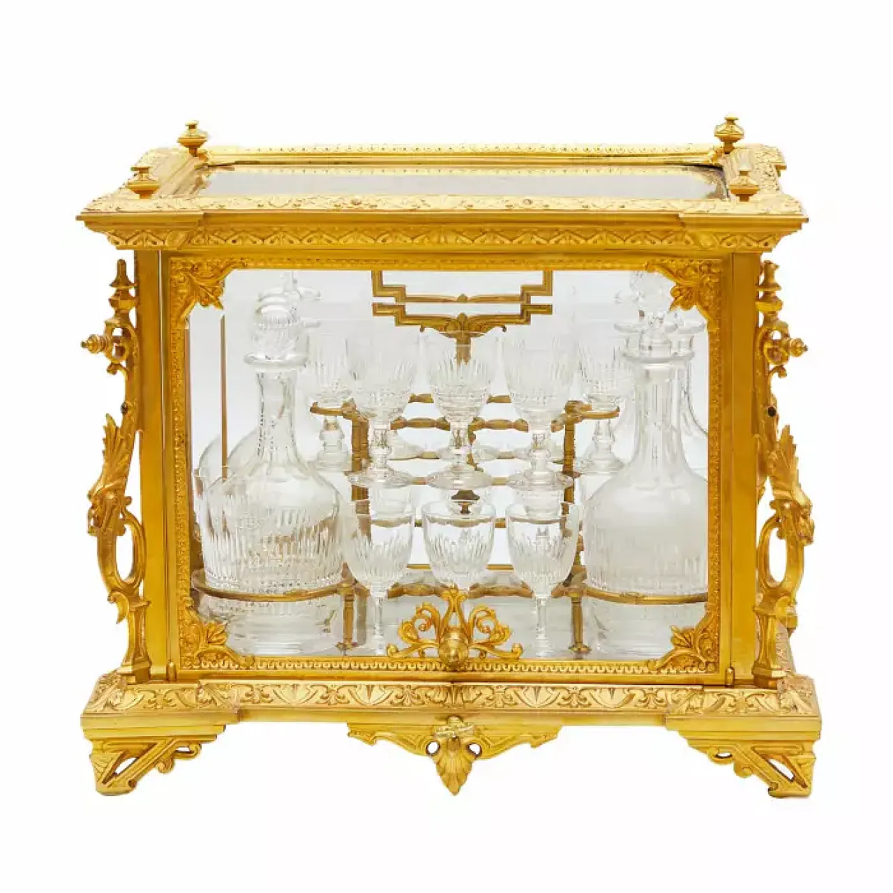 Liqueur bar cabinet, late 19th century 6