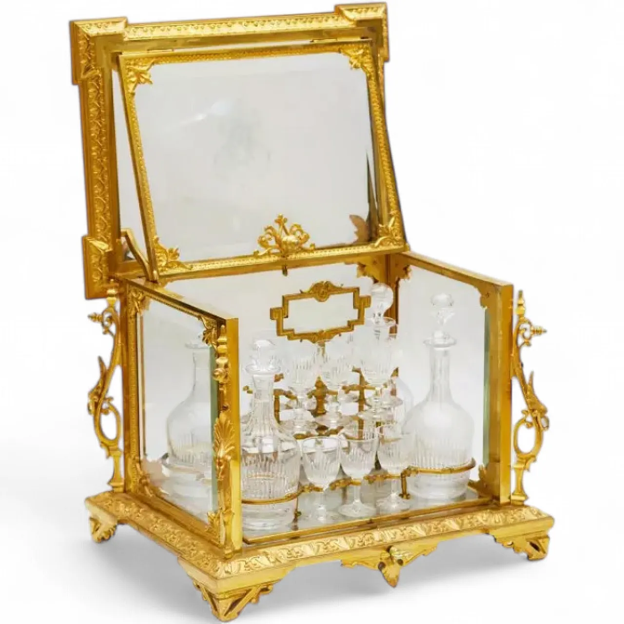 Liqueur bar cabinet, late 19th century 9
