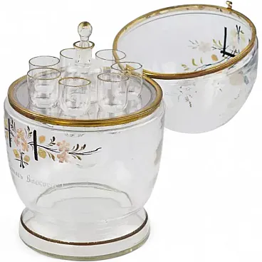 Vodka set in the form of an Easter egg, 20th century