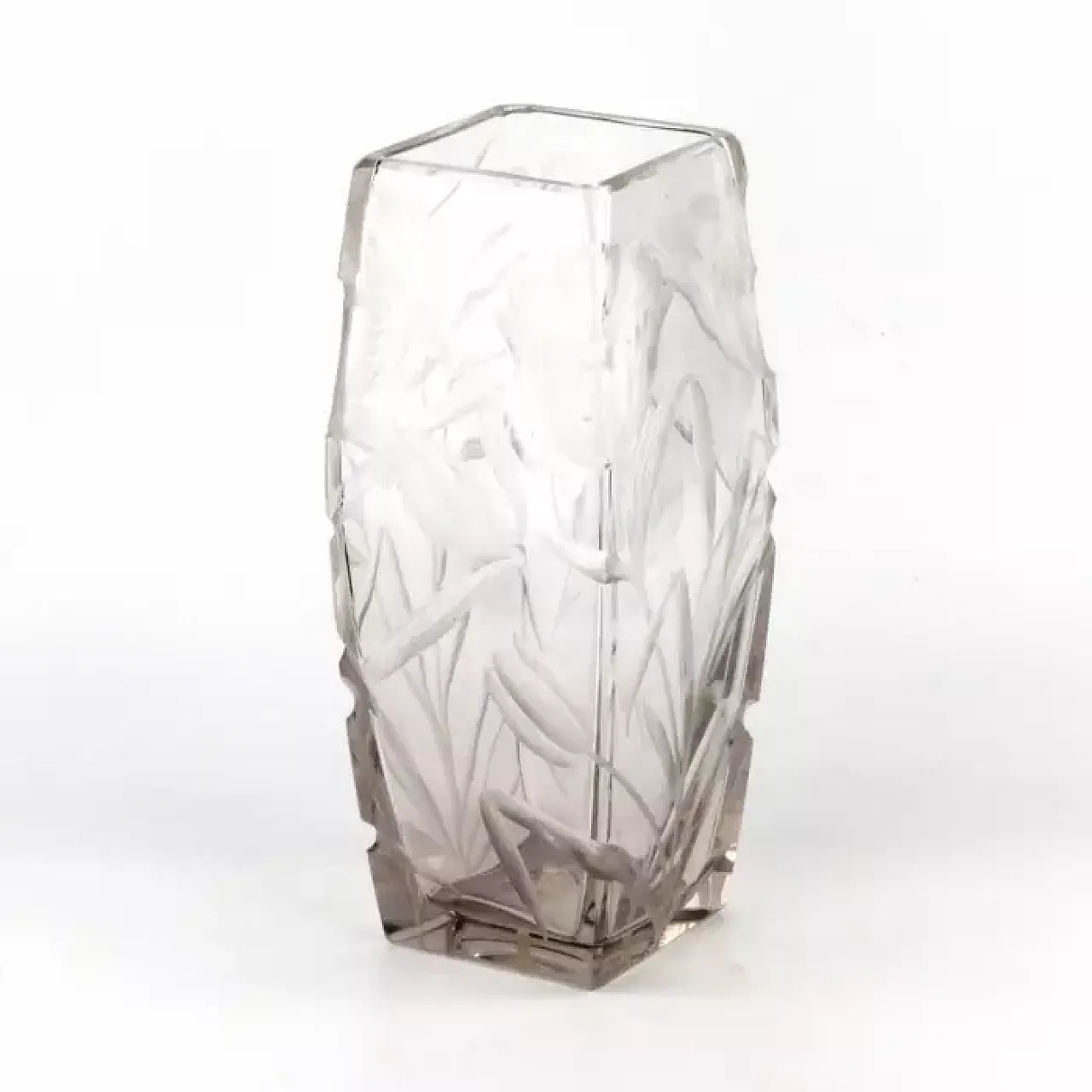 Cut crystal vase, early 20th century 5