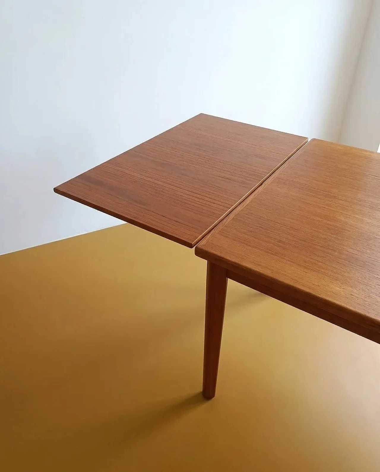 Tavolo allungabile in teak di BRDR Furbo, Danimarca, anni '60 5