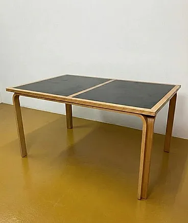 Tavolo nero di Magnus Olsen, Danimarca, anni '60