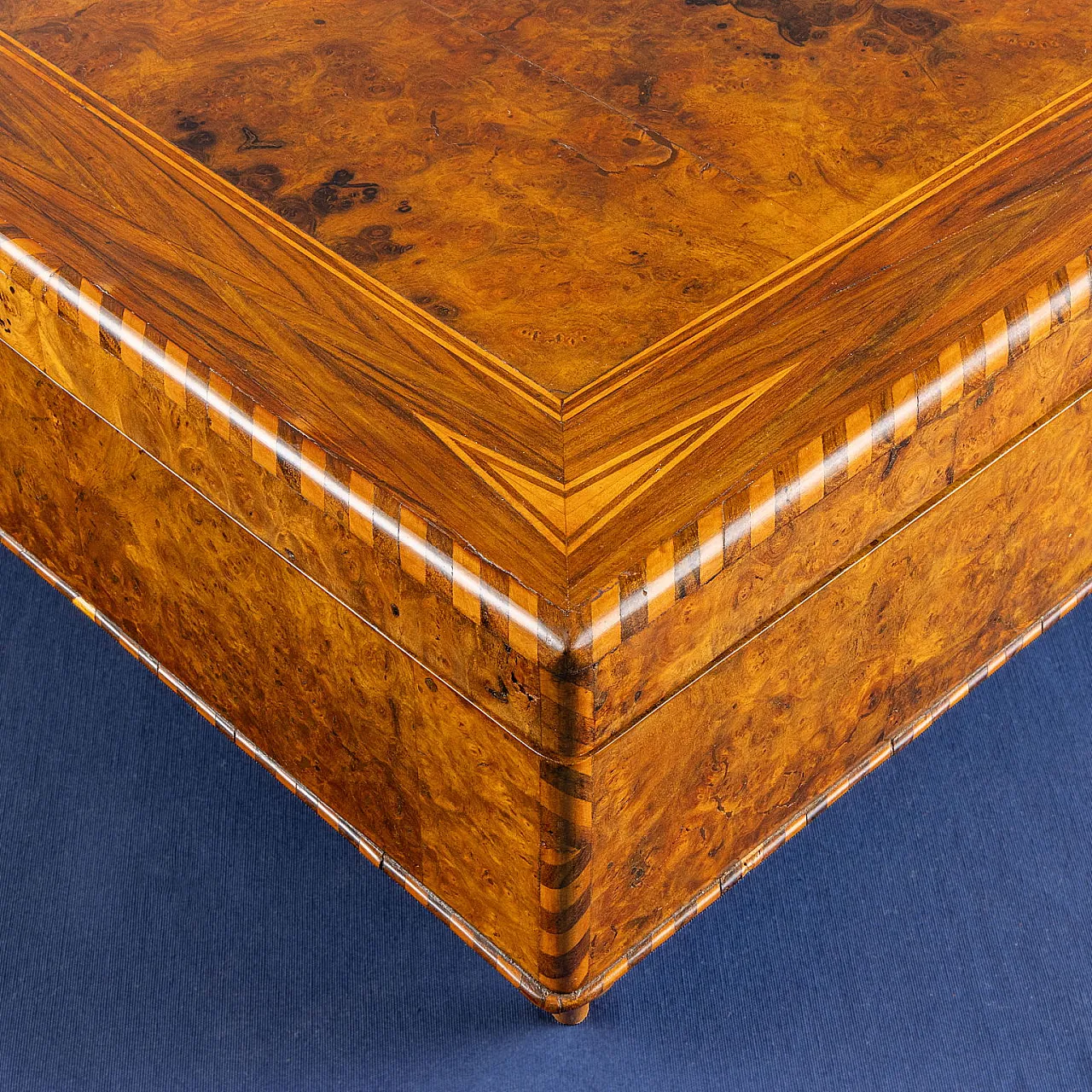 Scrigno campionario in legno Carlo X, '800 4