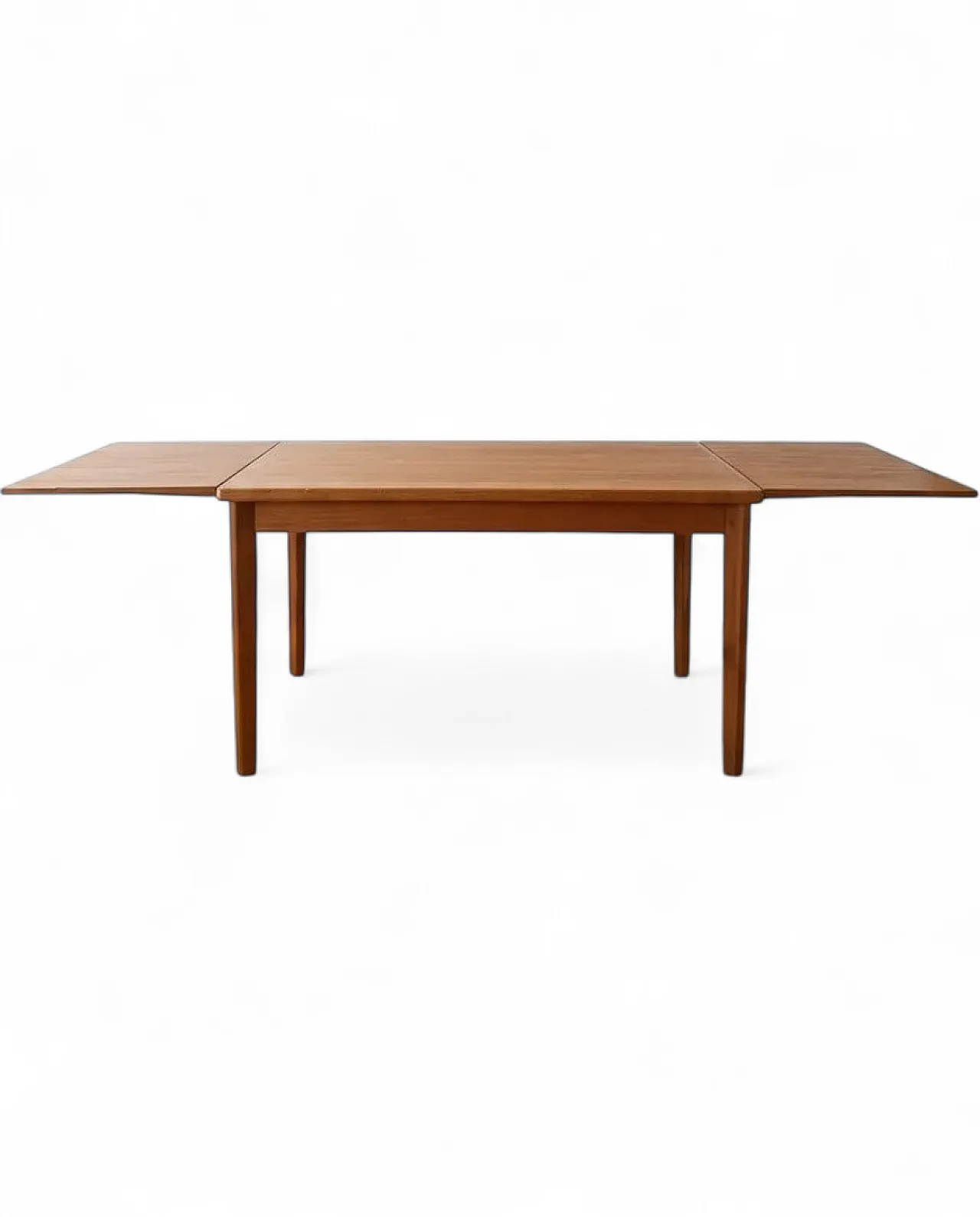 Tavolo allungabile in teak di BRDR Furbo, Danimarca, anni '60 9