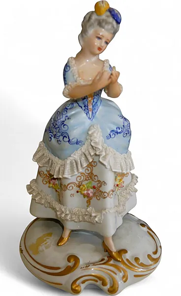 Statuina in porcellana di Capodimonte, anni '60