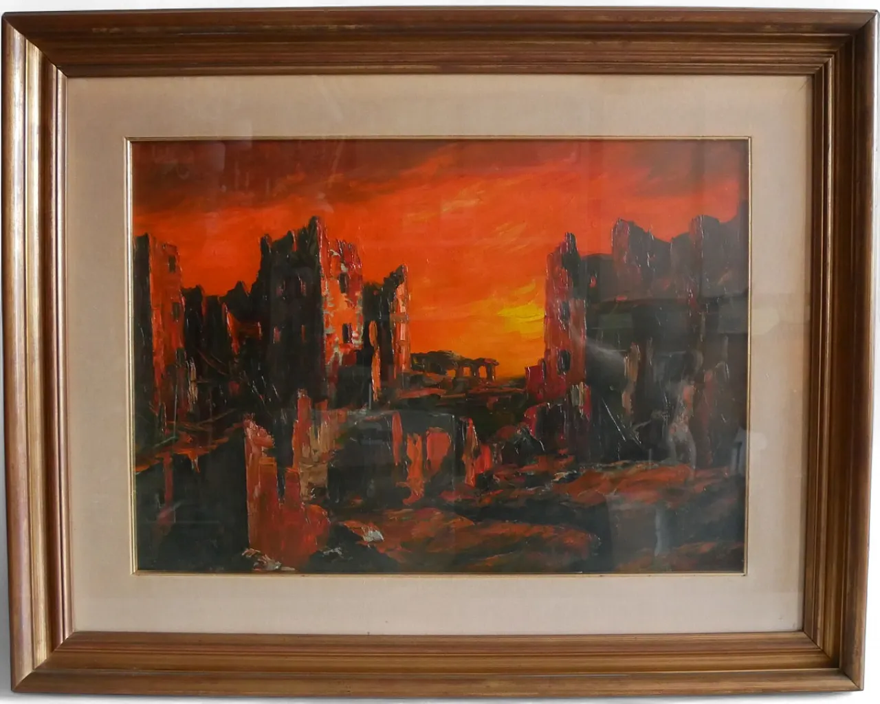Antonio Zambrella, Desolazione, olio su tela, 1969 11
