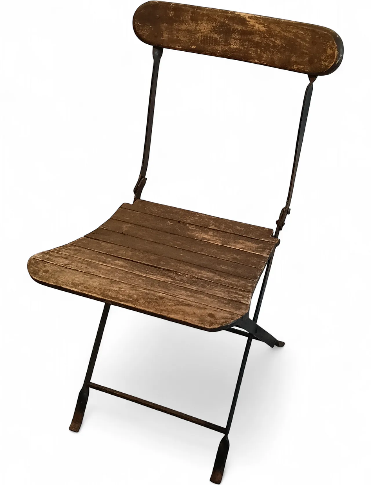 Chair in wood and metal, 19th century 22