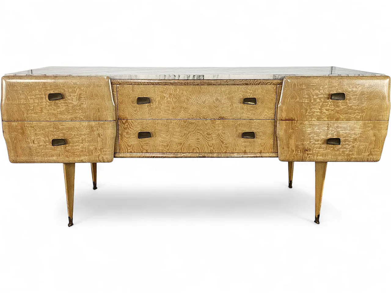 Maple and marble chest of drawers, 1950s 24