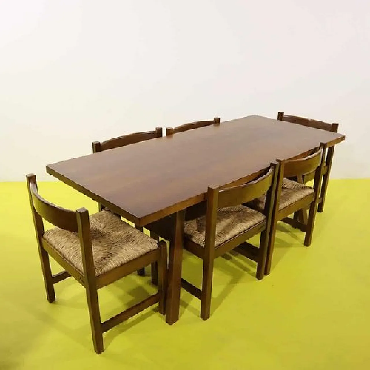 Table in wood by Giovanni Michelucci for Poltronova, 2000s 1