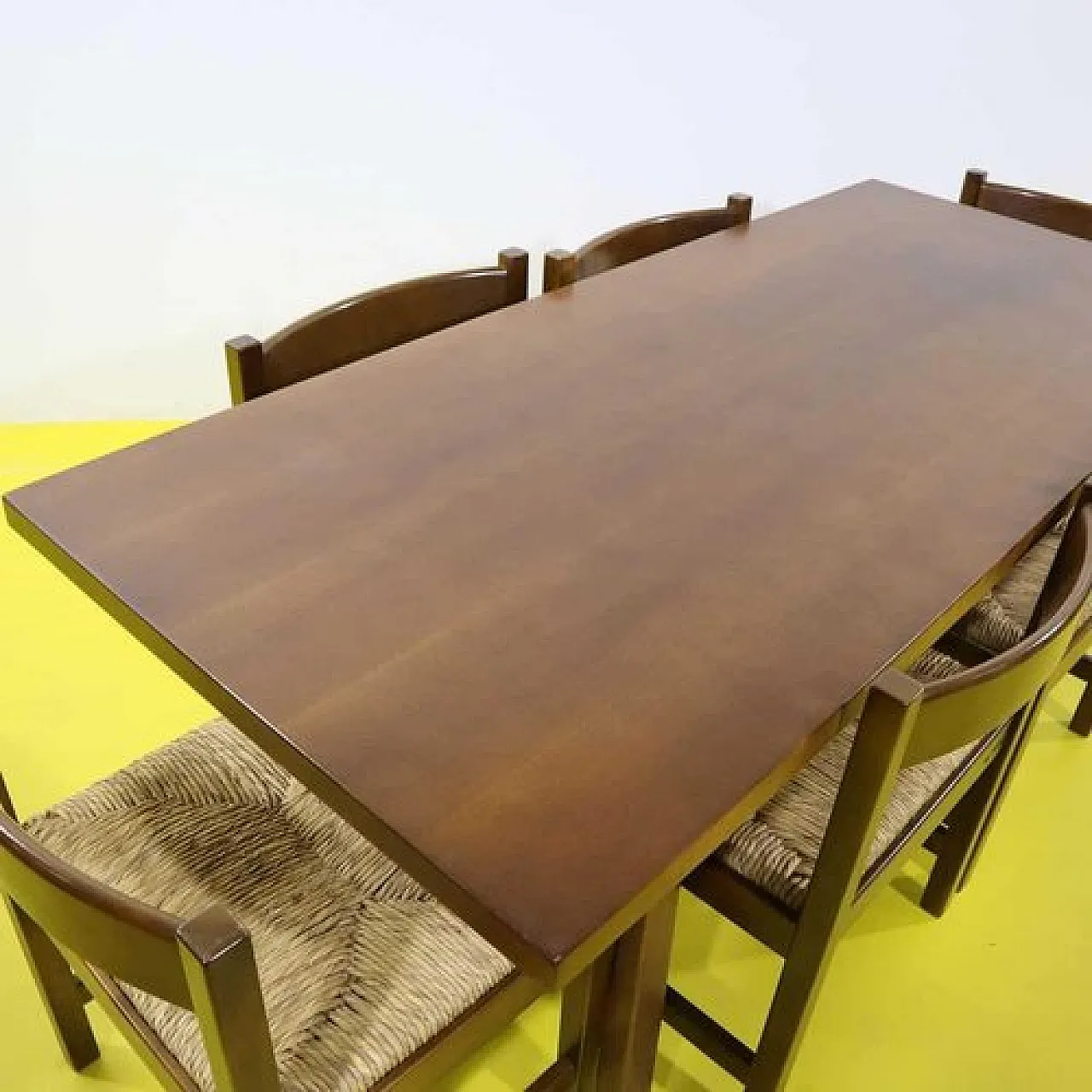 Table in wood by Giovanni Michelucci for Poltronova, 2000s 2