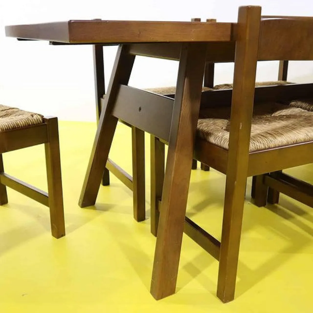 Table in wood by Giovanni Michelucci for Poltronova, 2000s 3