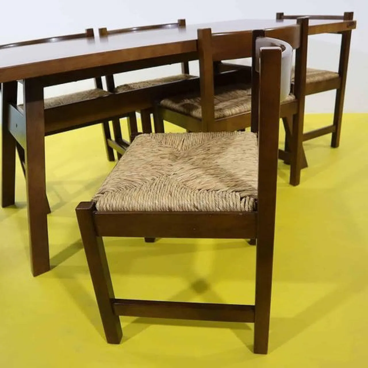 Table in wood by Giovanni Michelucci for Poltronova, 2000s 7