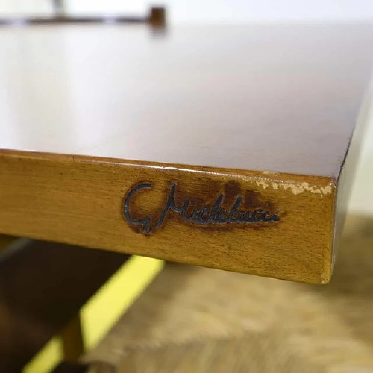 Table in wood by Giovanni Michelucci for Poltronova, 2000s 11