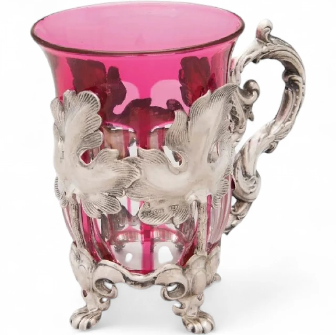 Silver tea glass holder, mid-19th century 7