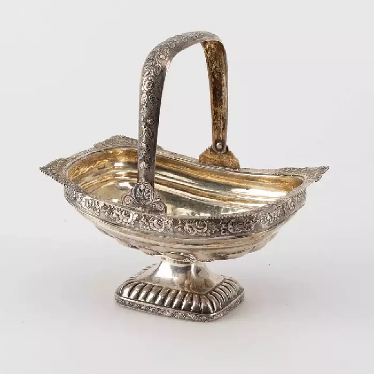 Silver bonbonnière in the Empire style, 19th century 2
