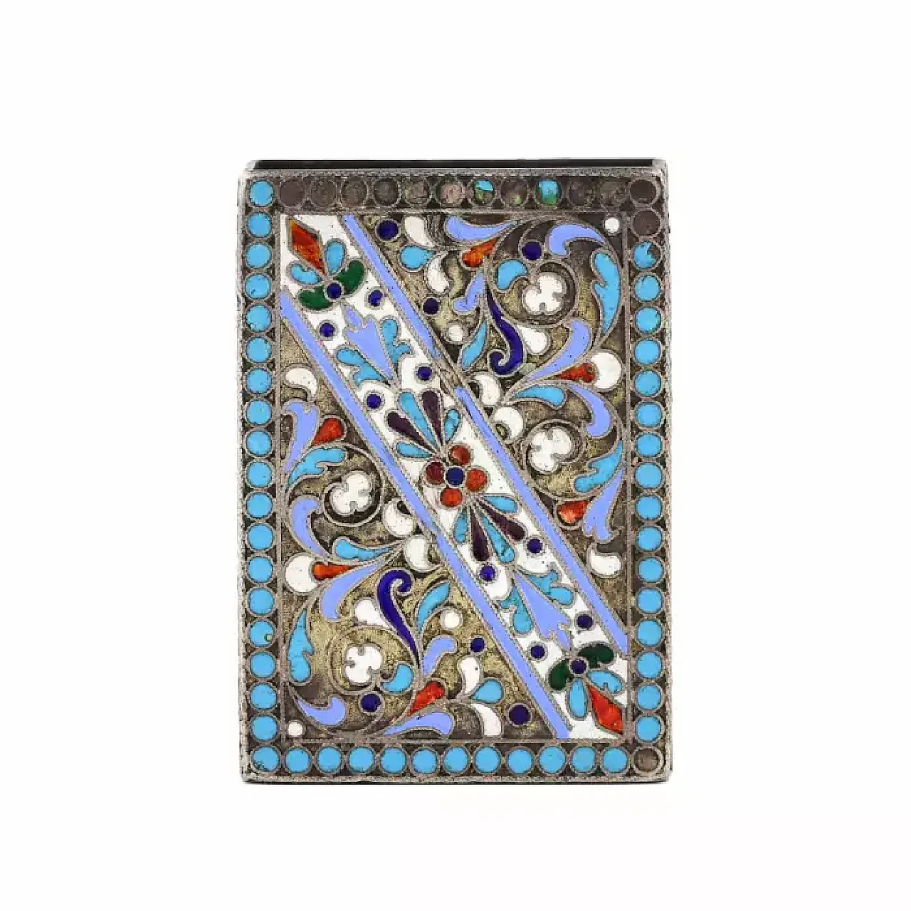 Silver vesta case of rectangular form, late 19th century 6