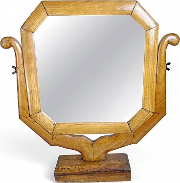 Specchio di legno, anni '50