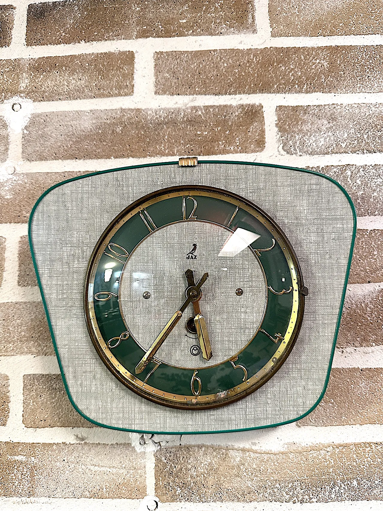 Formica wall clock by Jaz, 1960s 1