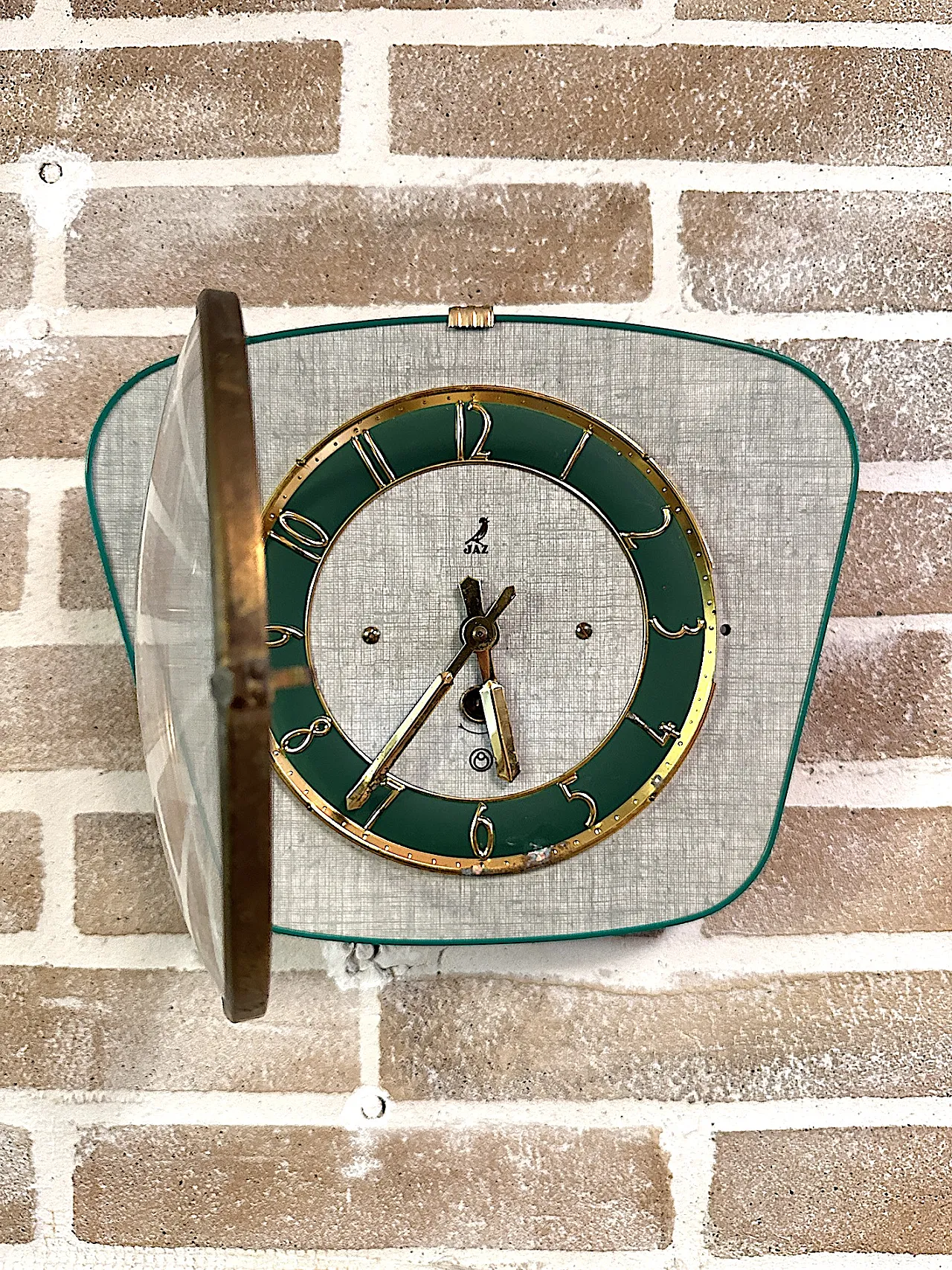 Formica wall clock by Jaz, 1960s 4