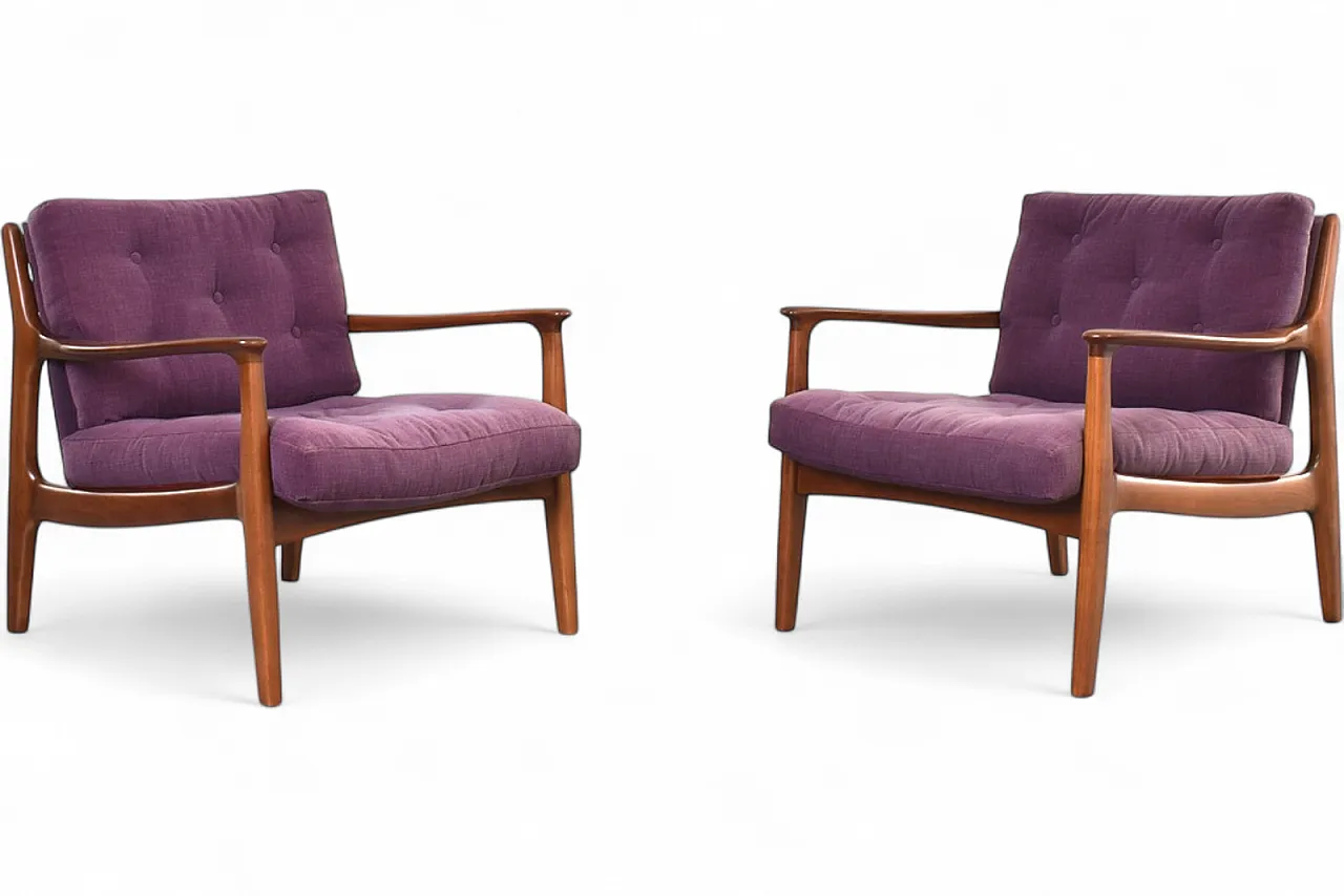 Mid-Century Lounge Chairs by Eugen Schmidt for Soloform, 1960s, Set of 16