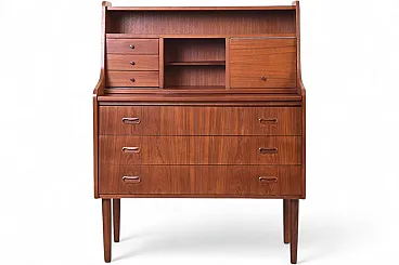 Mid-Century Danish Teak Secretary, 1960s.
