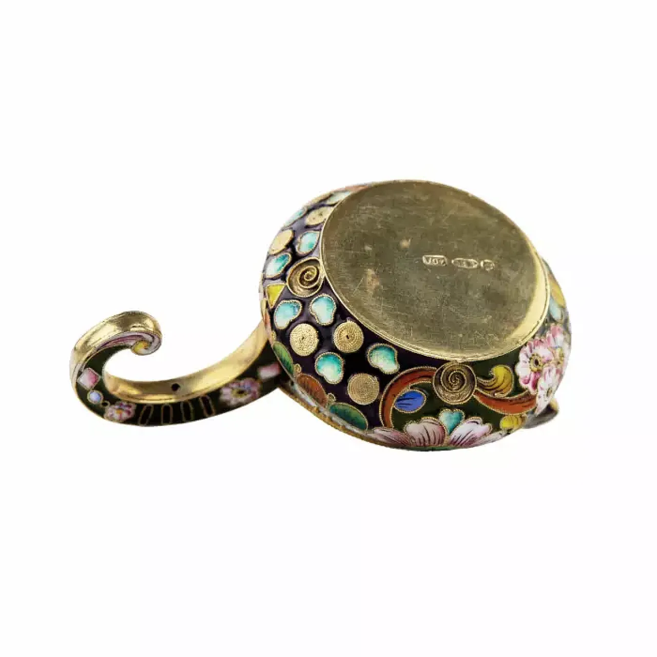 Silver kovsh of intimate scale, early 20th century 3