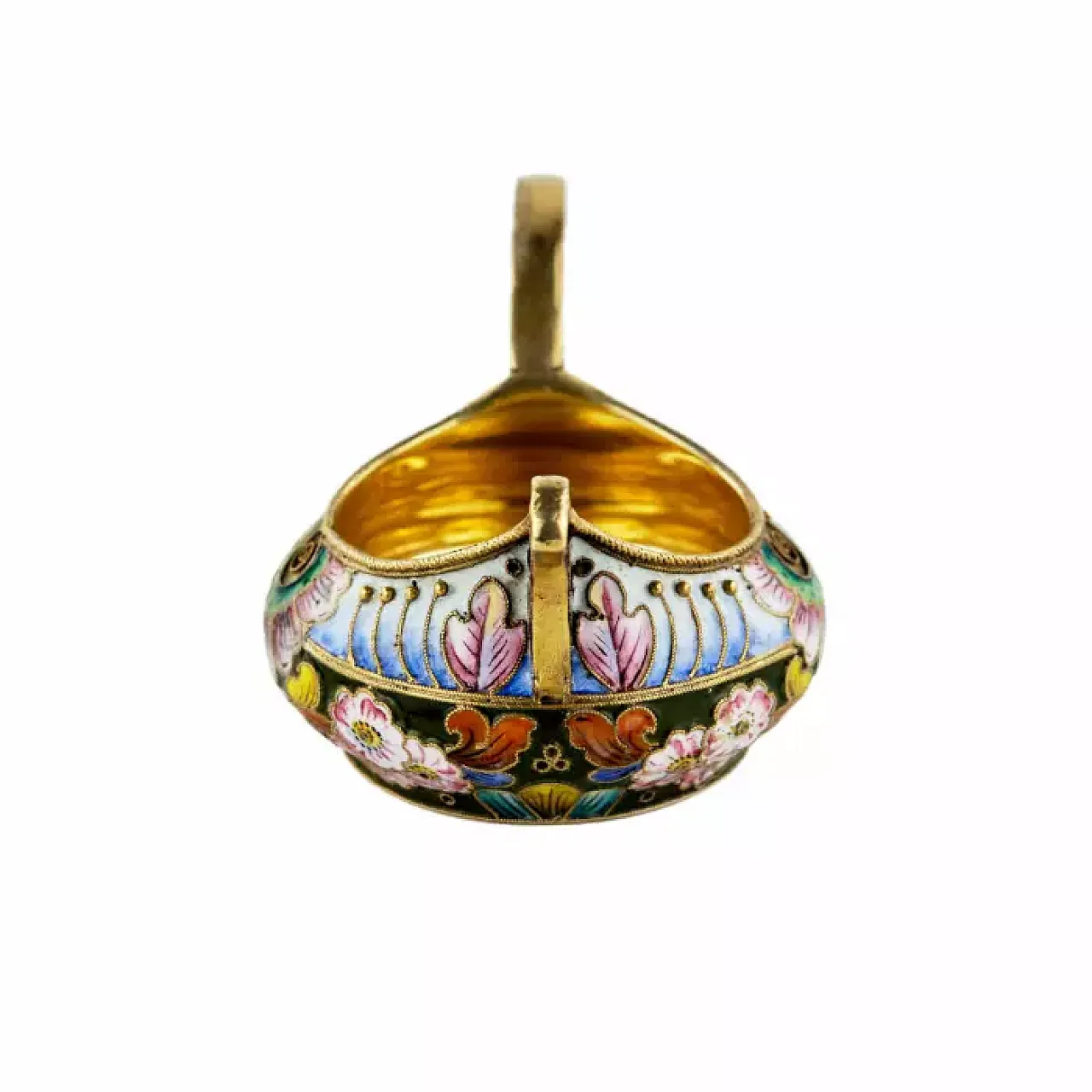Silver kovsh of intimate scale, early 20th century 6