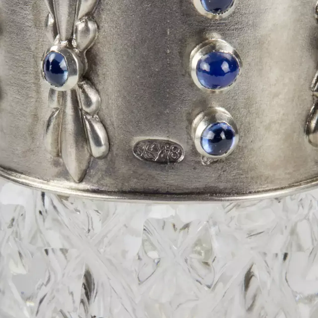 Rock crystal solifleur vase, 20th century 2