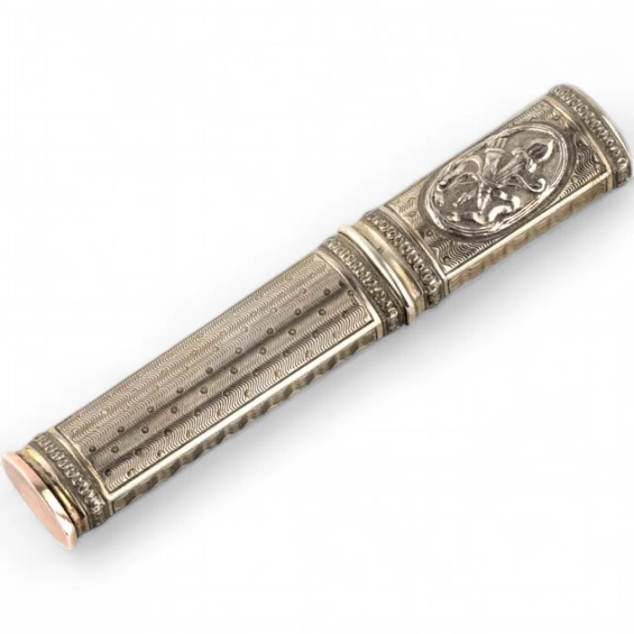 Silver case with gold appliqué, late 19th century 6
