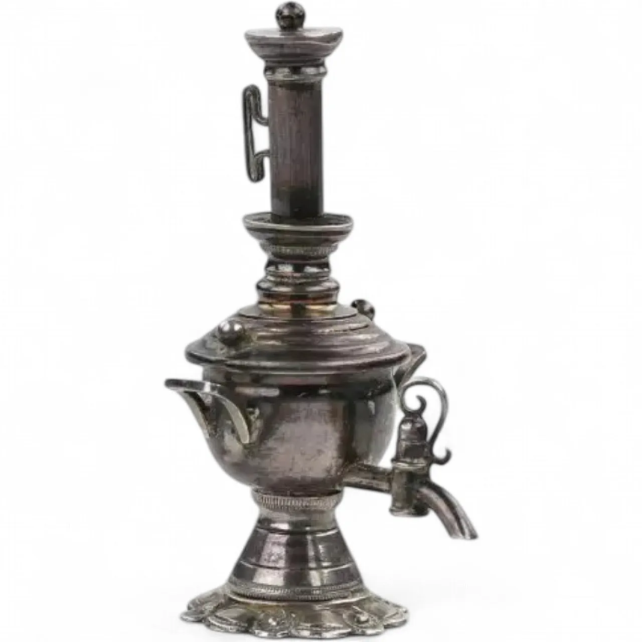 Miniature silver samovar, early 20th century 9