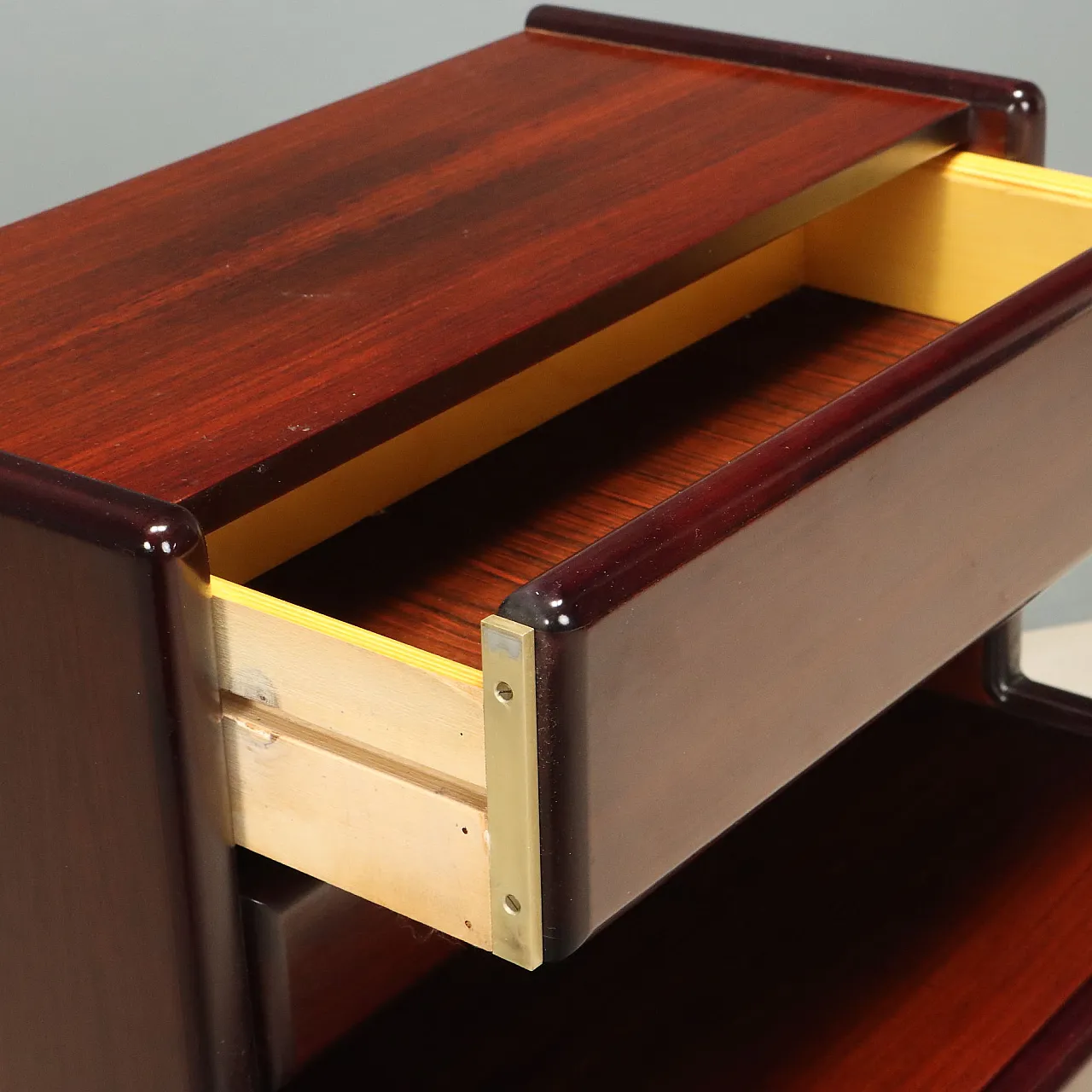 Pair of nightstands in wood, 1970s 4