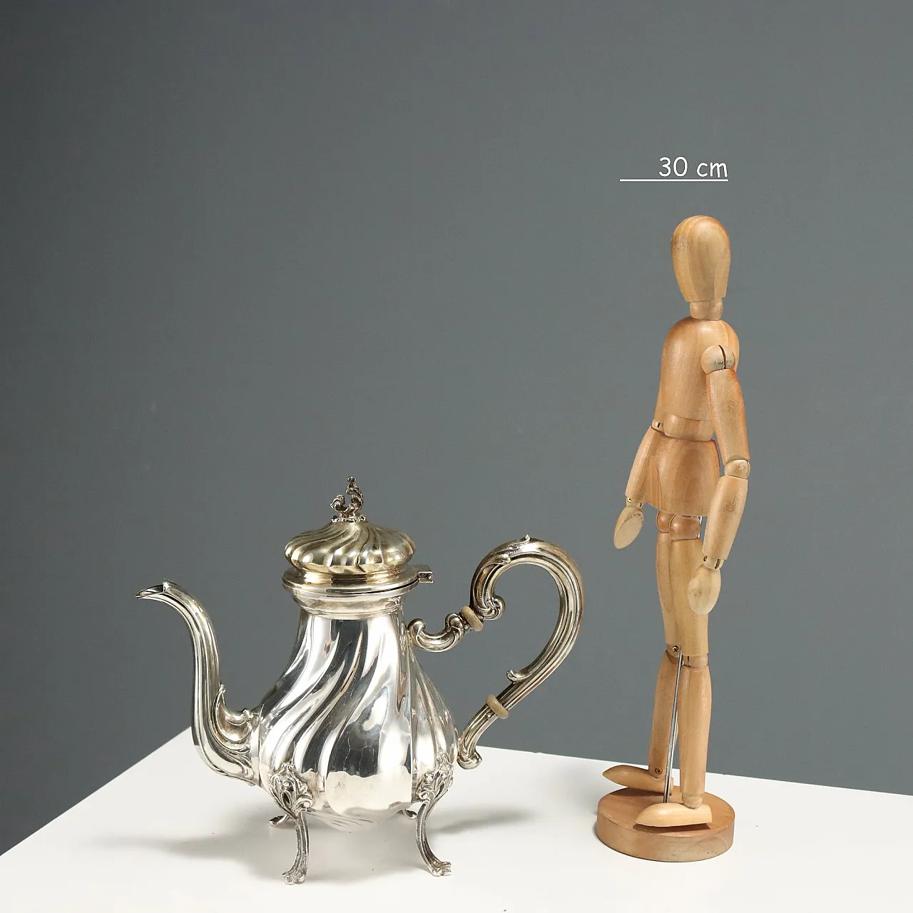 Enrico Goretta Alessandria silver coffee service, 20th century 2