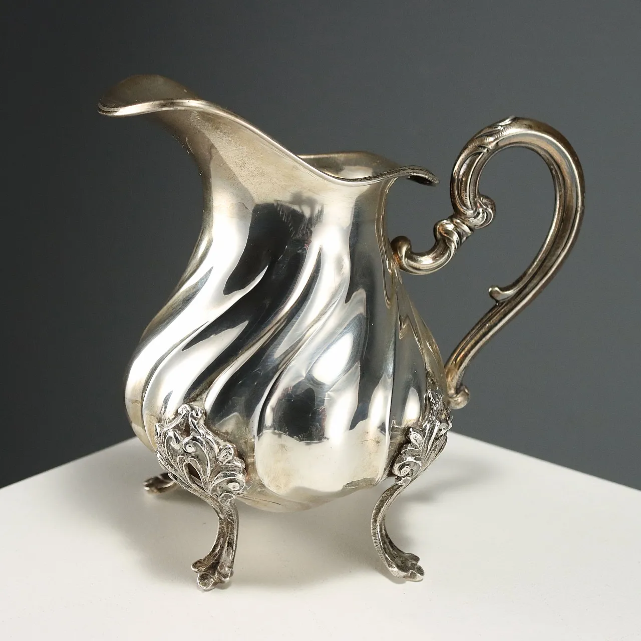 Enrico Goretta Alessandria silver coffee service, 20th century 5