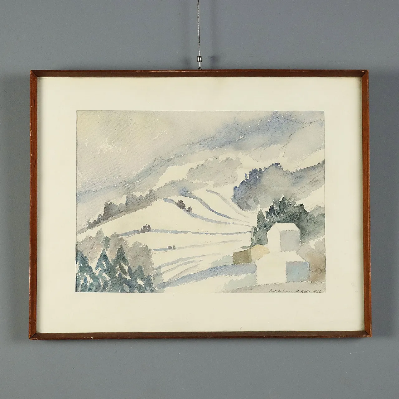 Painting by Attilio Rossi, 20th century 1