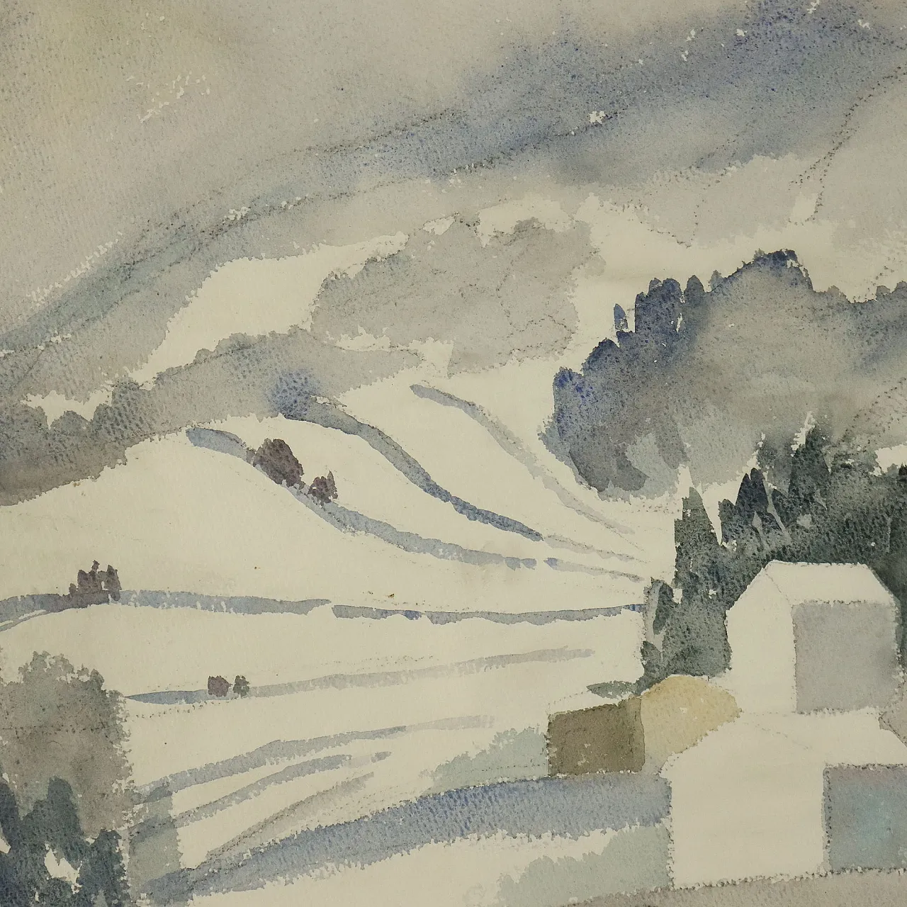 Painting by Attilio Rossi, 20th century 3