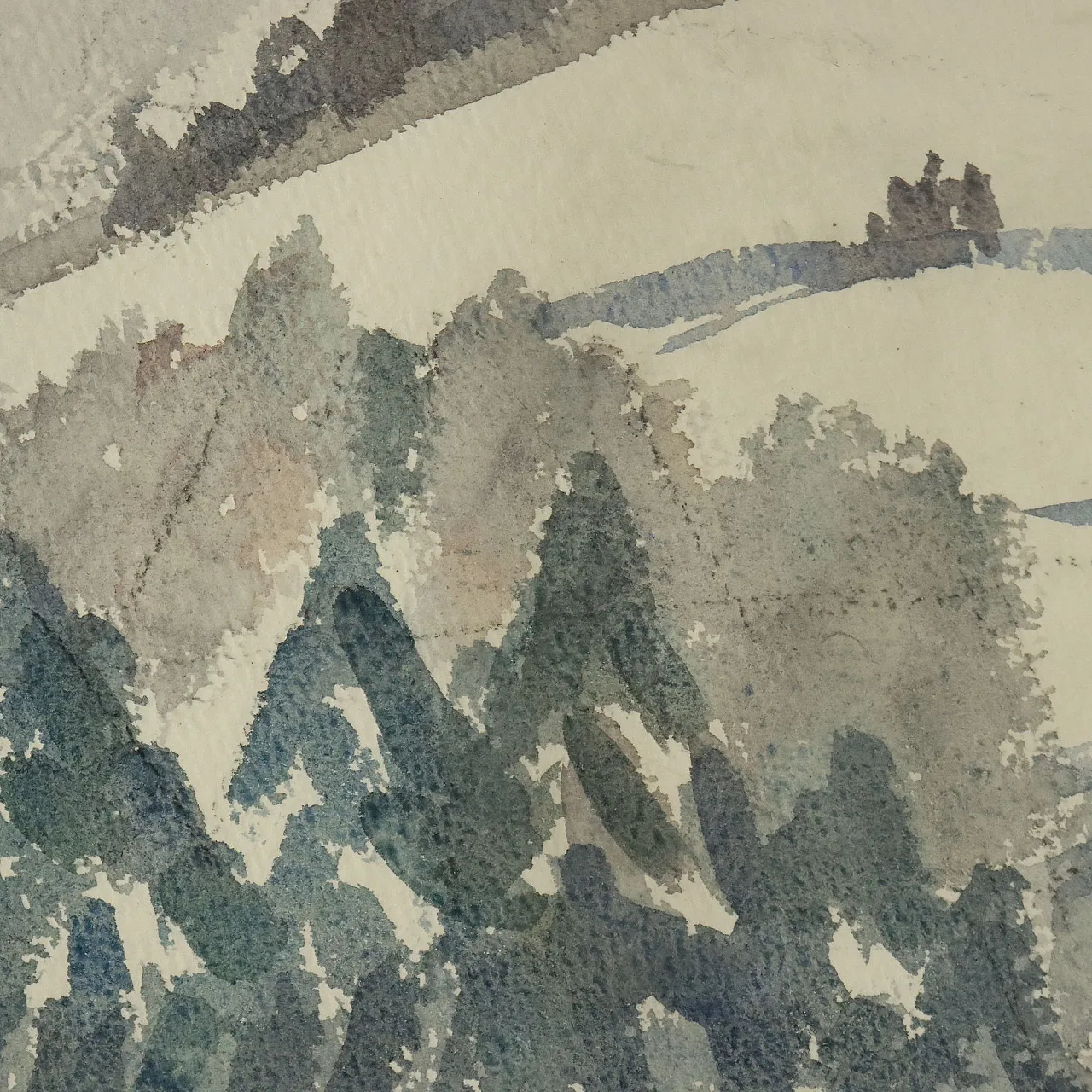 Painting by Attilio Rossi, 20th century 4