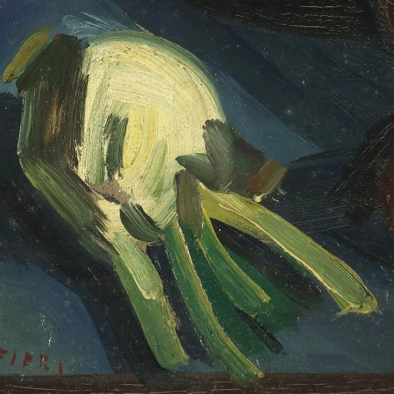 Painting by Attilio Alfieri, oil on canvas, 20th century 6