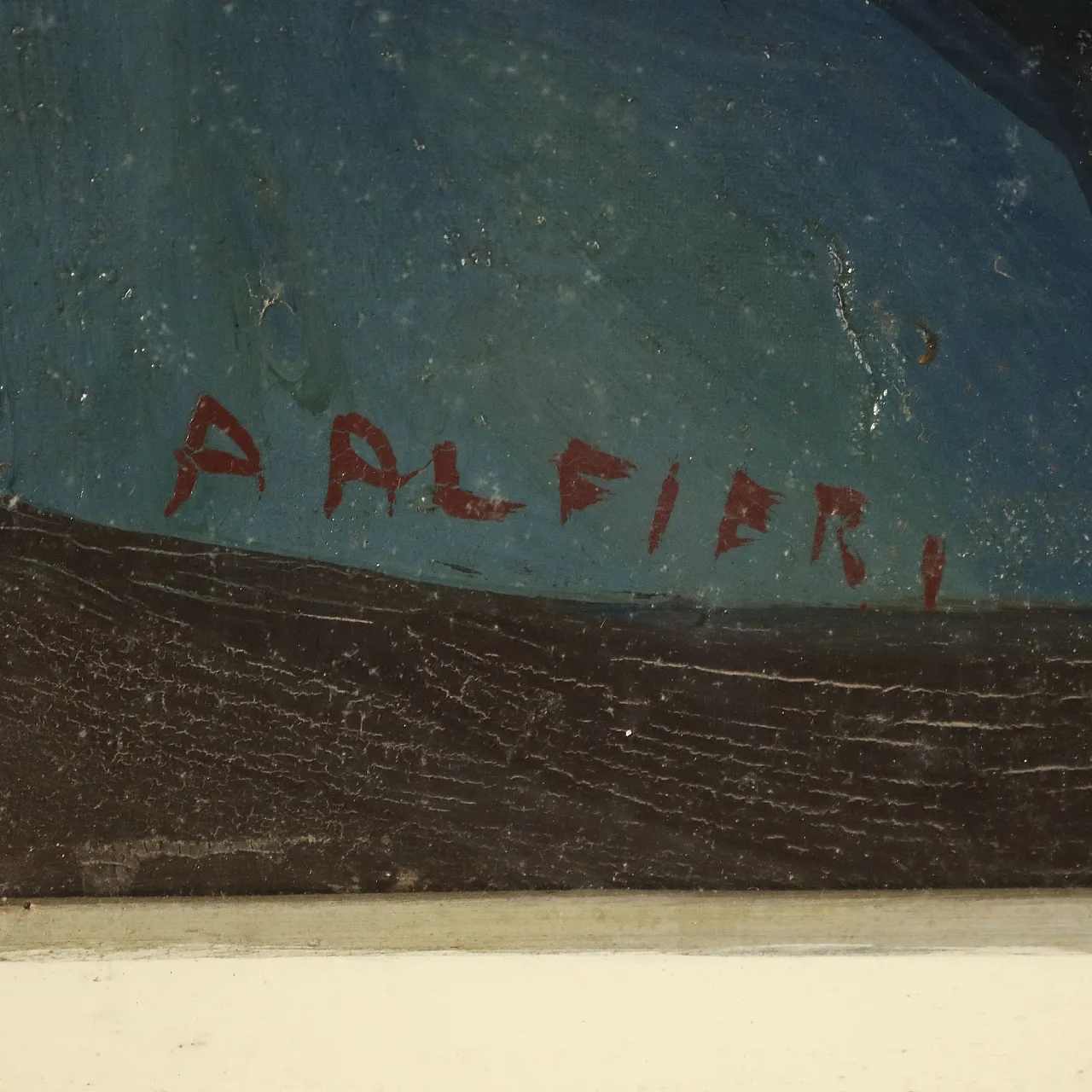 Painting by Attilio Alfieri, oil on canvas, 20th century 7