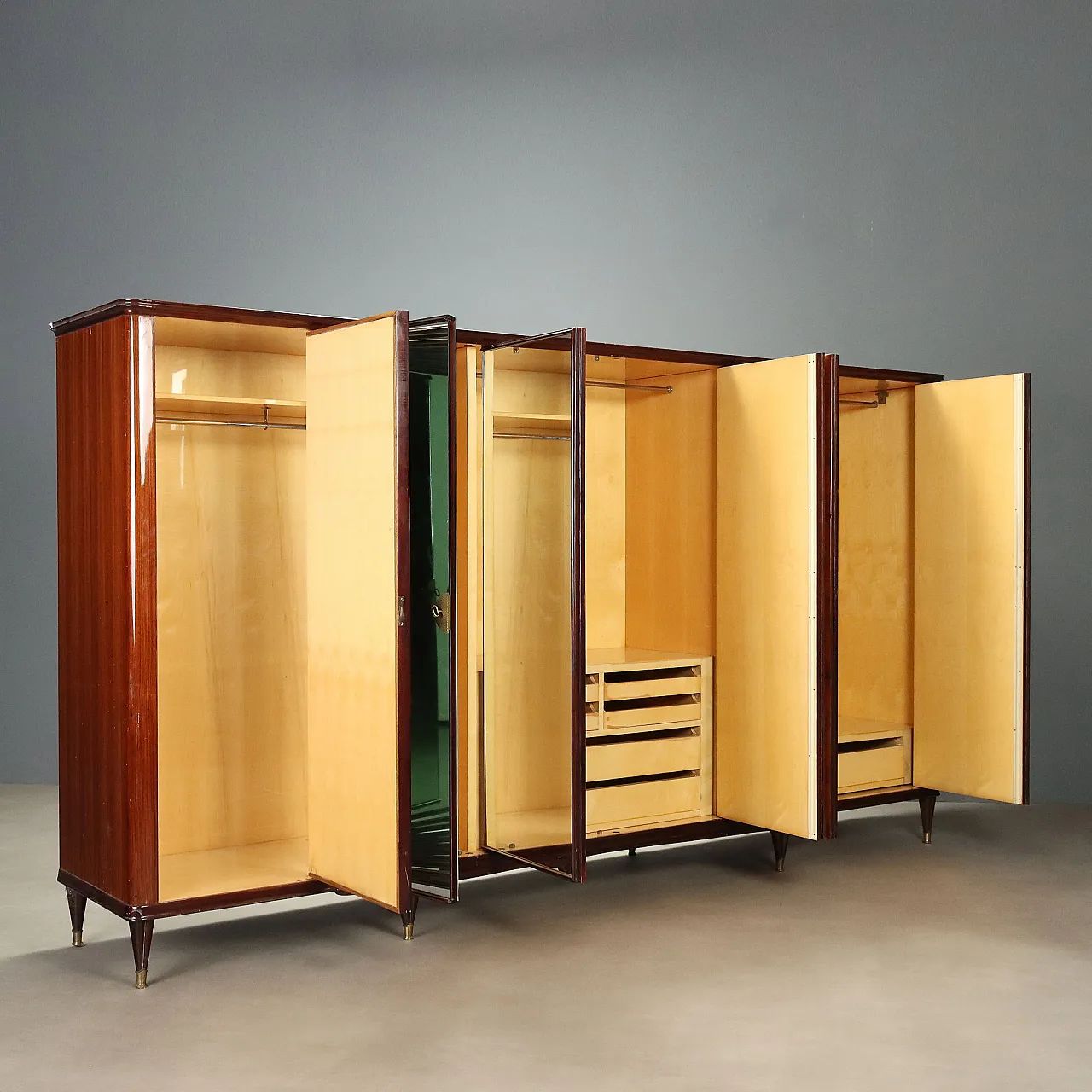 Spacious Italian-made wardrobe, 1950s 3