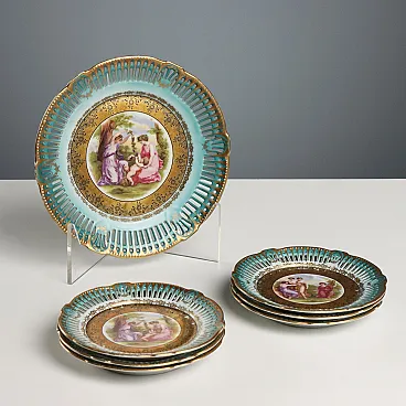 Schwarzenhammer porcelain dessert service, 20th century