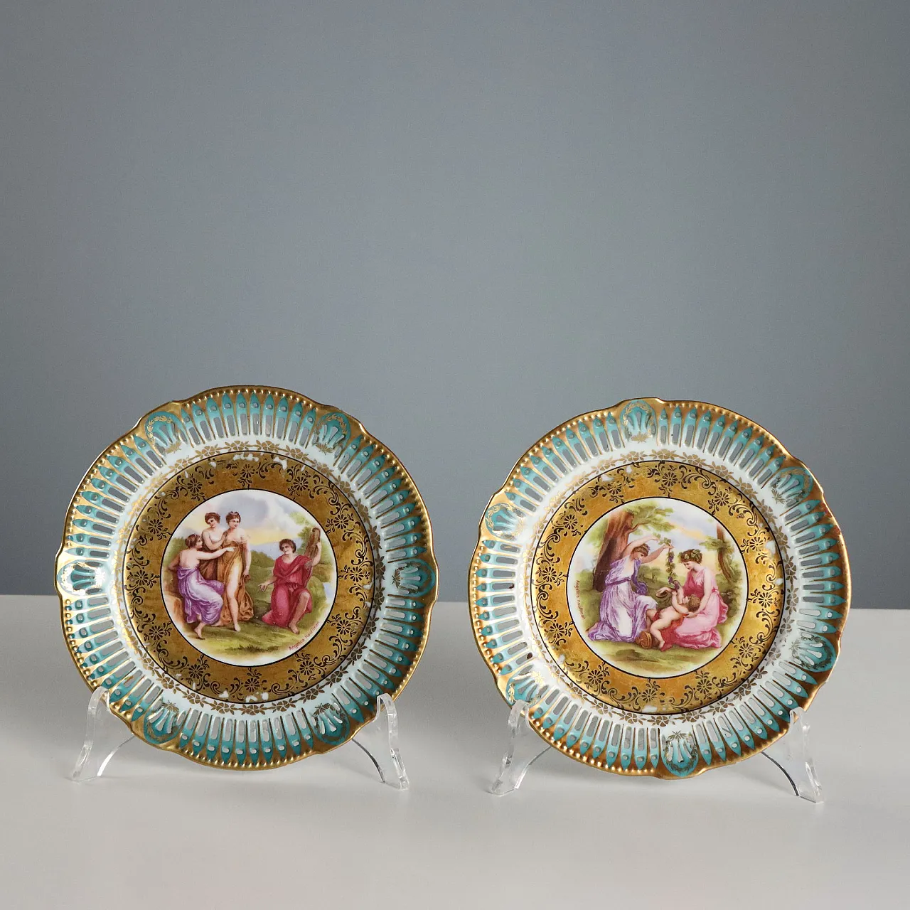 Schwarzenhammer porcelain dessert service, 20th century 6
