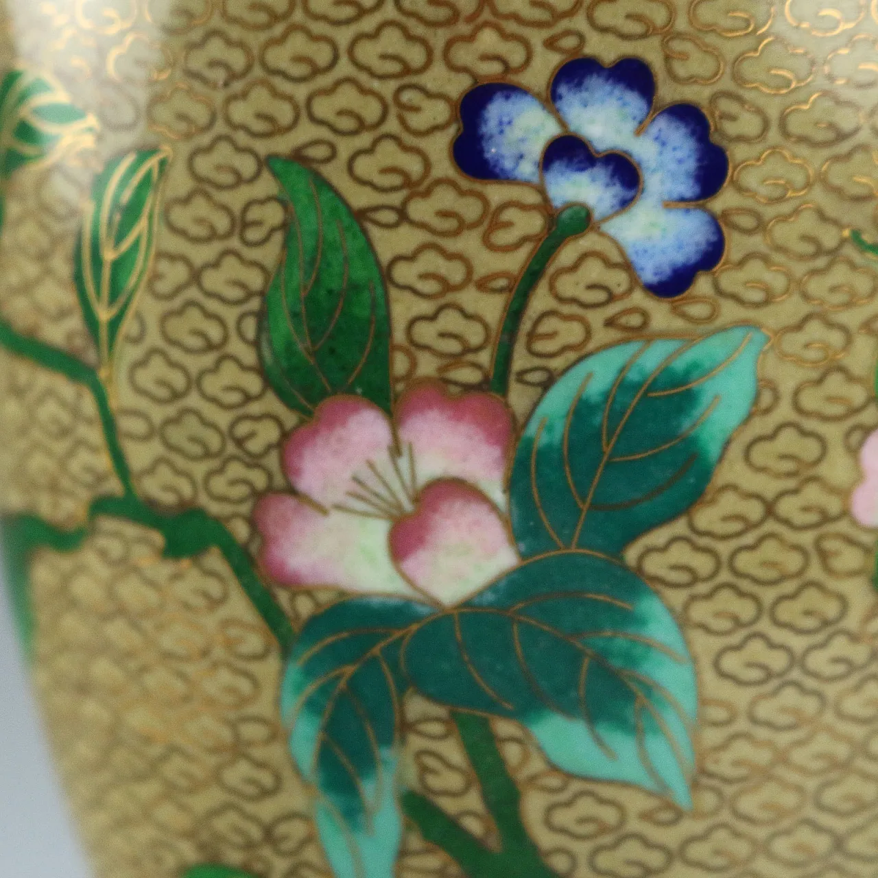 Coppia di vasi Cloisonné, '900 4