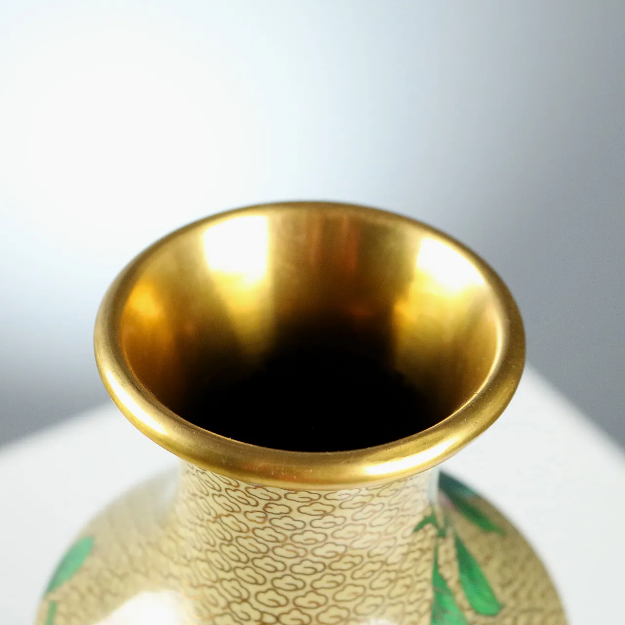 Coppia di vasi Cloisonné, '900 5