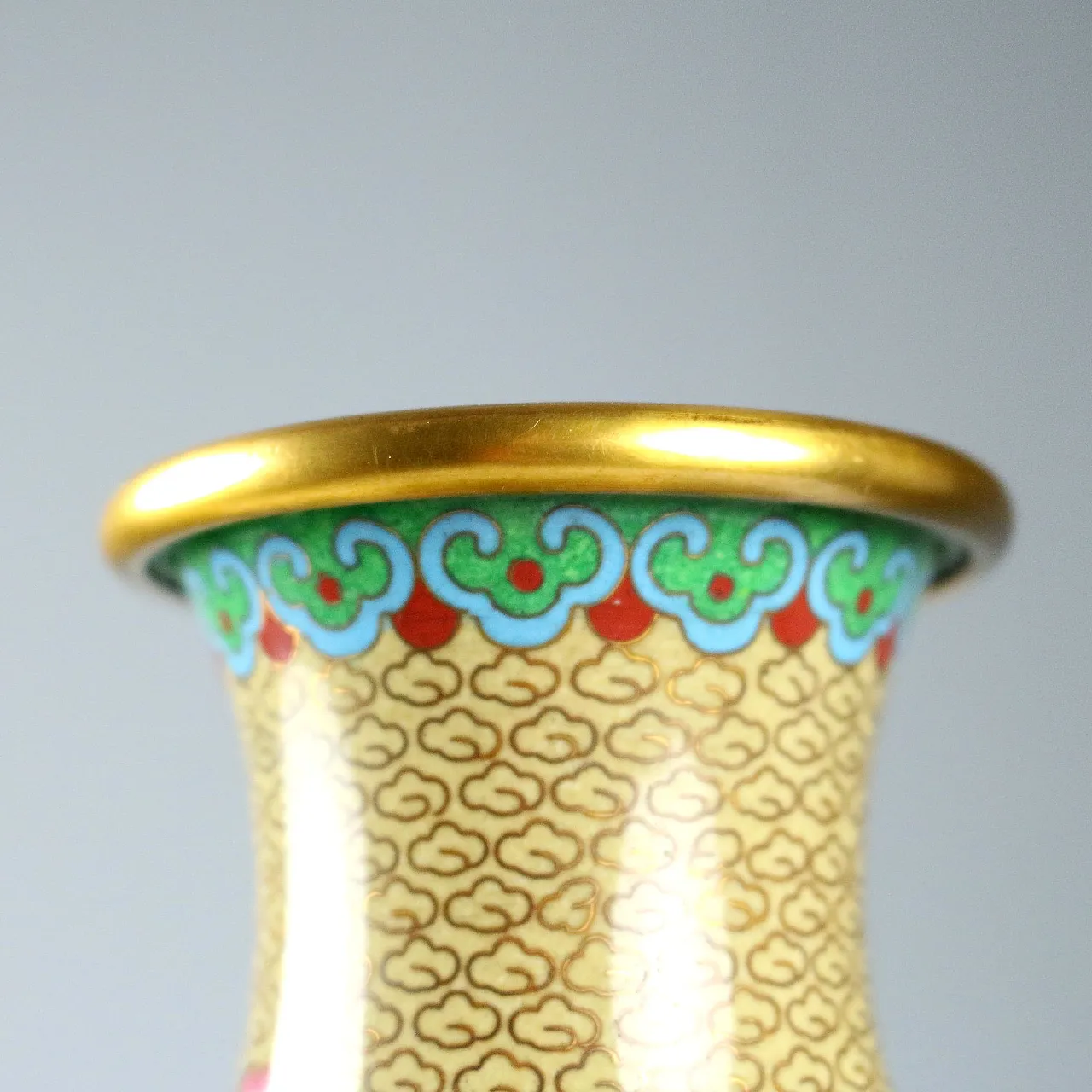 Coppia di vasi Cloisonné, '900 6