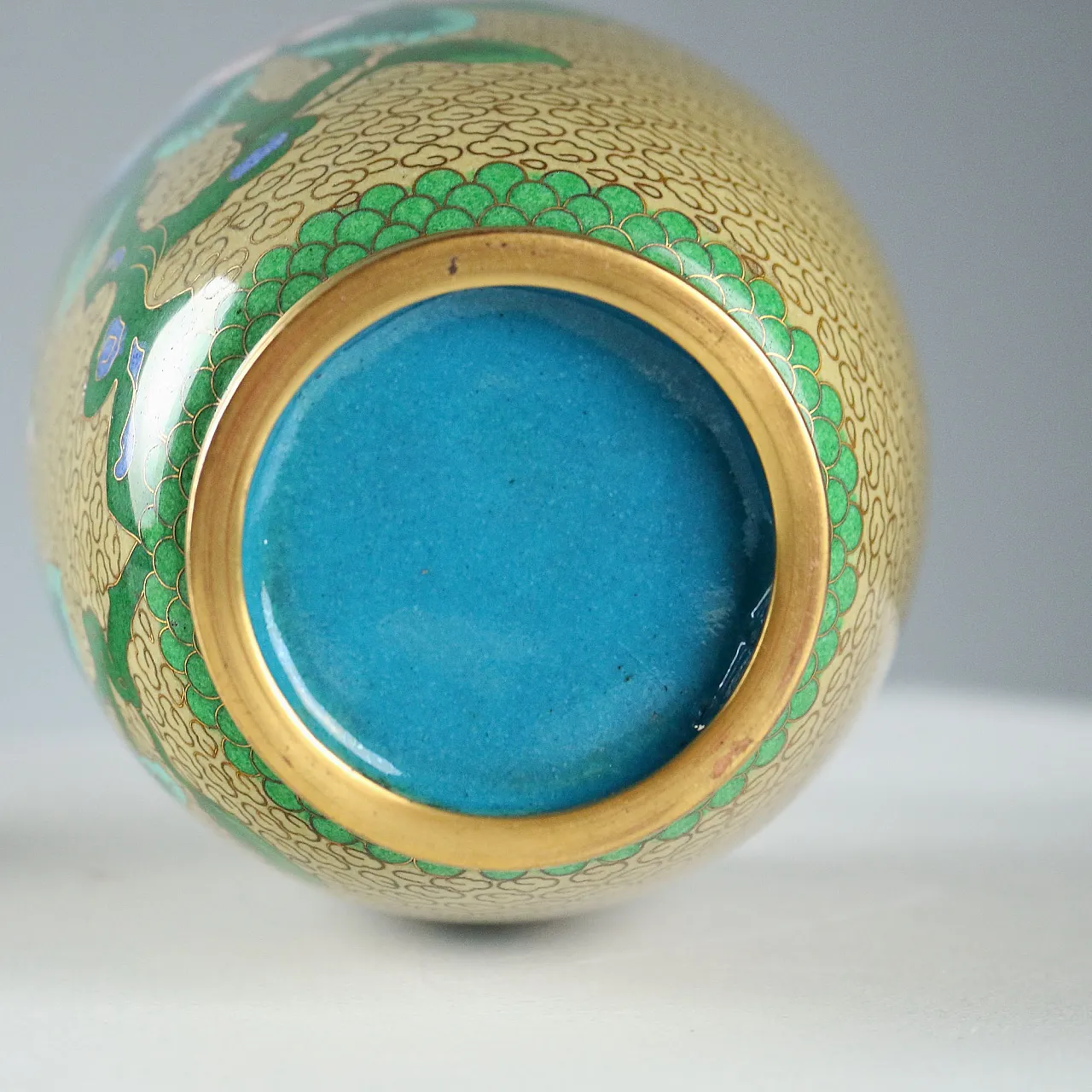 Coppia di vasi Cloisonné, '900 8