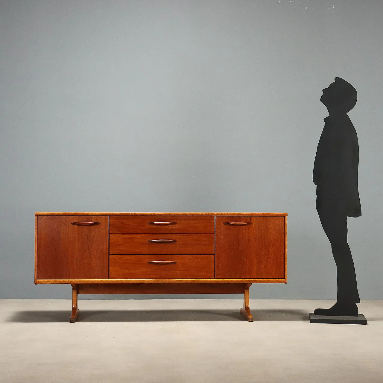 Sideboard in teak, anni '60 3