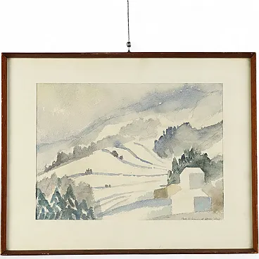Painting by Attilio Rossi, 20th century