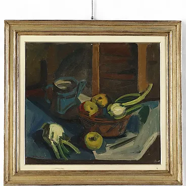 Painting by Attilio Alfieri, oil on canvas, 20th century