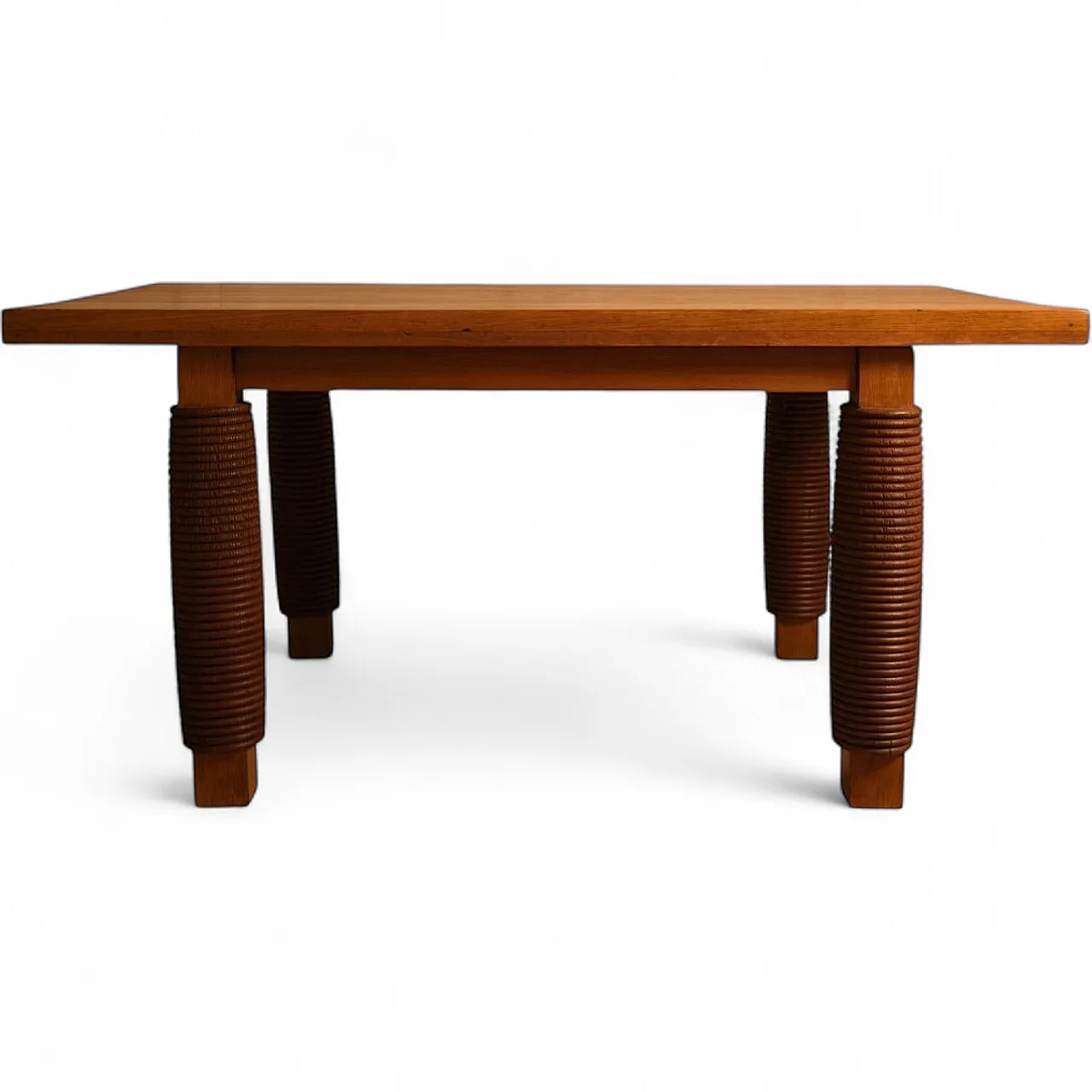 Sculptural wooden table, 1970s 13